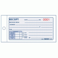 Money receipt book 